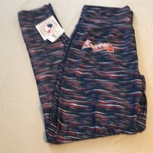 Atlanta Braves Leggings Size Large NWT